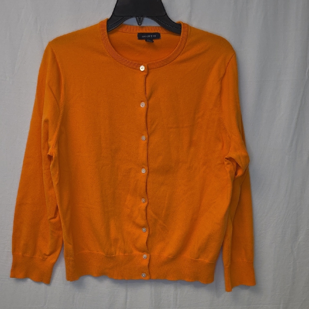 J. Crew Vibrant Orange Cardigan-AS IS